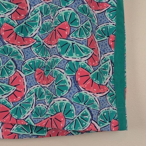 Vineyard Vines Lemon & Limes Print Board Skirt Jake Blue Preppy Resortwear NWT - Picture 3 of 12